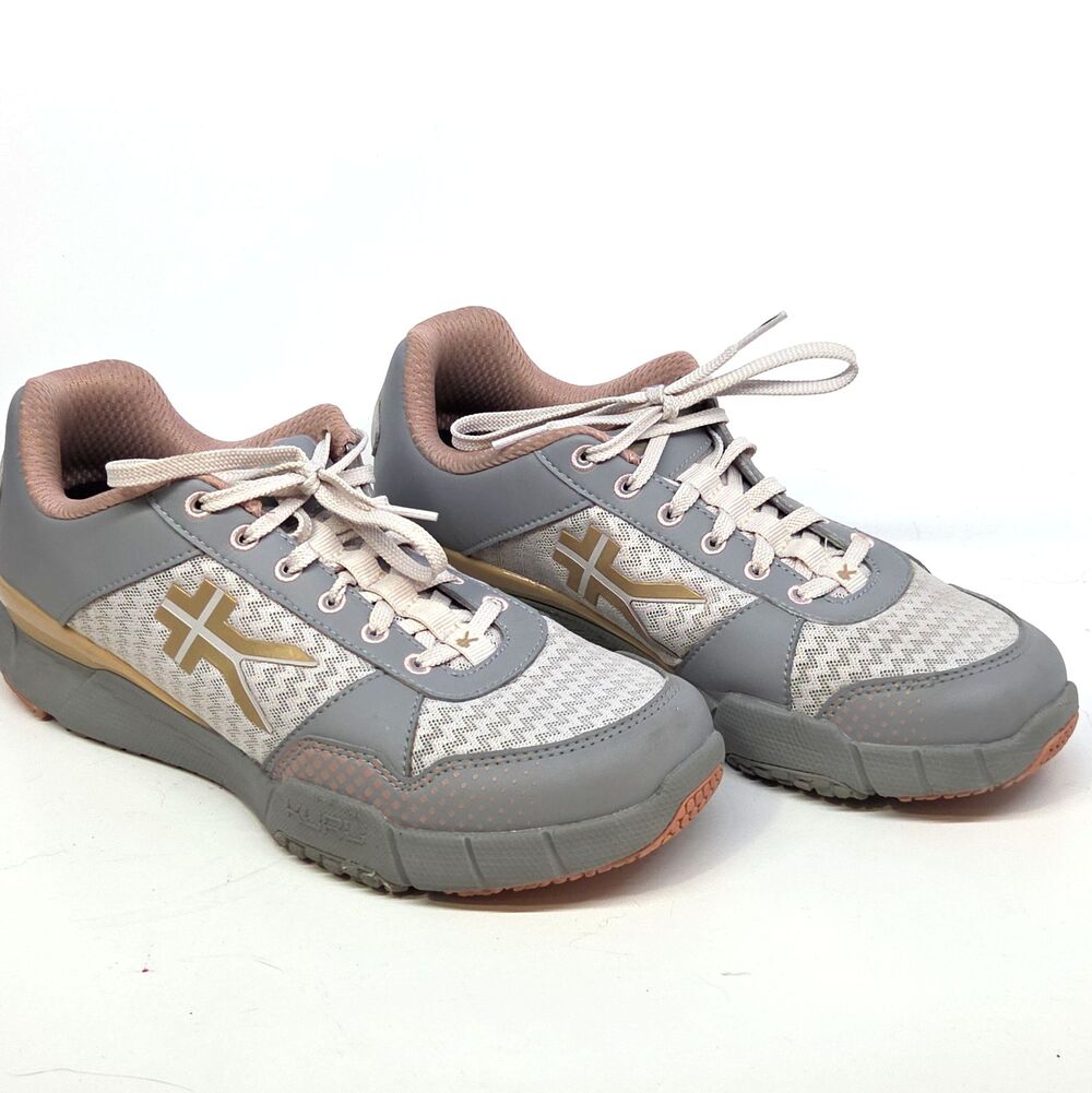 KURU Women’s Light Gray & Pink Athletic Sneakers Size 10